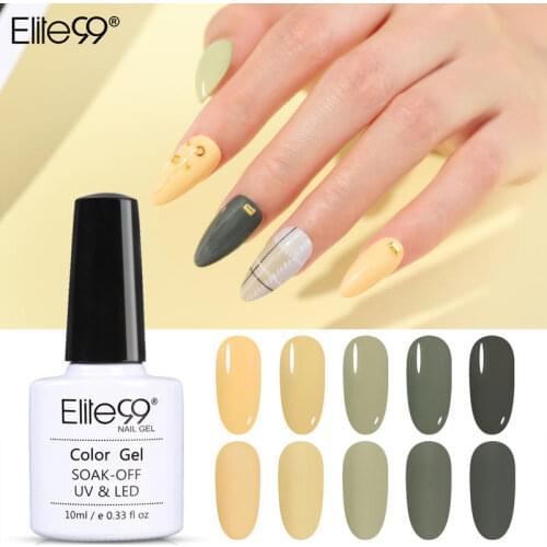 Elite99 10ml Matt Effect Color Series Gel Polish Soak Off UV LED Nail Varnish Primer Semi Permanent Nail Art Lacquer Enamel