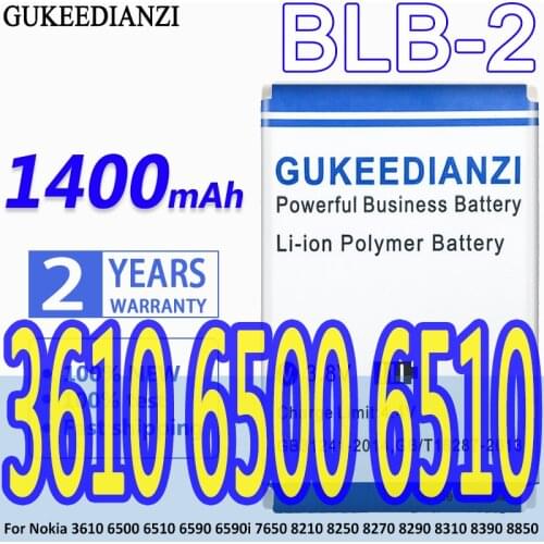 GUKEEDIANZI BLB-2 Mobile Phone Battery For Nokia 3610 5210 6500 6510 6590 6590i 7650 8210 8250 8270 8290 8310 8390 8850