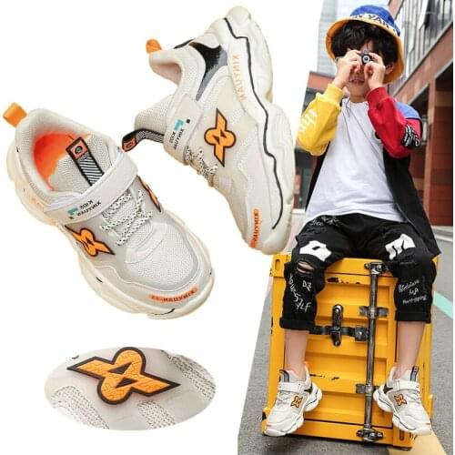 School Shoes for Teens Children Running Shoes Sports Tenis Infantil Net Breathable Chaussure Enfant Kids Boys Teenagers Sneakers