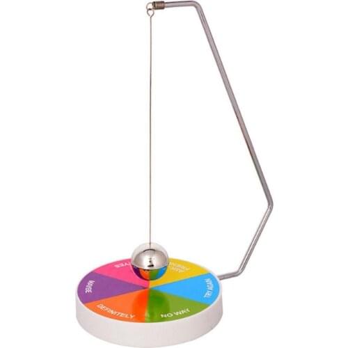 Magnetic Swinging Pendulum Game Fate Fun Decision Maker Ball Swing Dynamic Pendulum Toys Home Office Desk Decoration Funny Metal