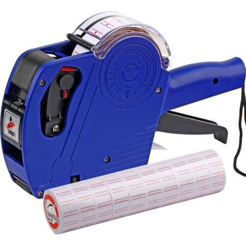 MX5500 EOS Blue 8 Digits Pricing Gun Kit with 4,000 Labels & Spare Ink