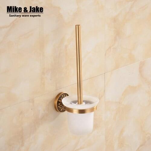 Bathroom antique brush holder wall brush rack bathroom antique bath accessorie carved antique brush kit MH8503