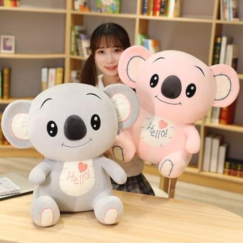 New Popular Koala Plush Toy Soft Cartoon Animal Koala Kawaii Stuffed Doll Bed Sofa Pillow Nap Pillow Friends Girl Birthday Gift
