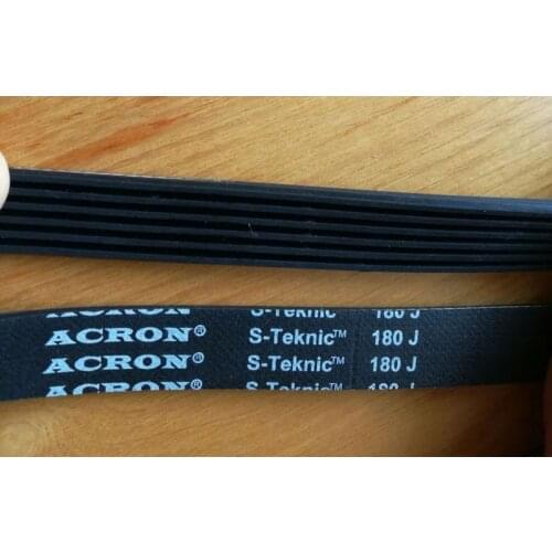 New Arrival! ACRON V-belts 180J6 6PJ457 micro-V belt J section 180J size 18'' Length 6 ribs 2PCS