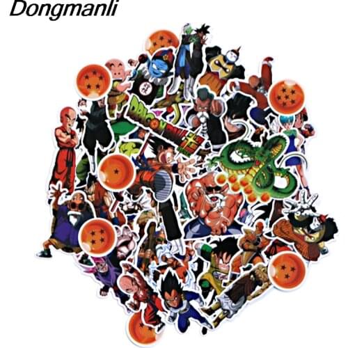 PC44 56pcs Anime Scrapbooking Stickers Decal For For Guitar Laptop Luggage Car Fridge Graffiti Sticker