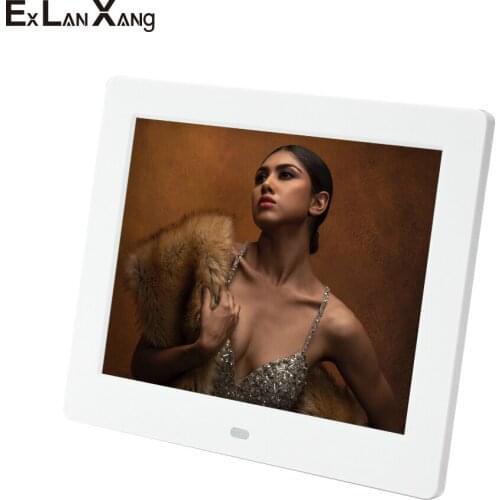 Christmas Gift 8 Inch High Definition Picture Multimedia Player MP3/MP4 Alarm Clock Digital Photo Frame 2.4G Remote Control