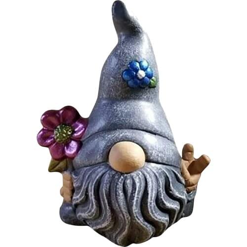 Gnomes Garden Statues, Faceless Doll Magic Garden Gnomes Statues Dwarf Resin Statue Home Figurines Sculpture