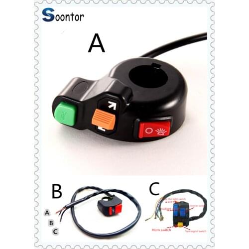 Switch Horn Turn Signals On/Off Light 12V Motorbike niversal Motorcycle for KTM SMC SMCR EnduRo R MC-R Duke 640 LC4 Supermoto