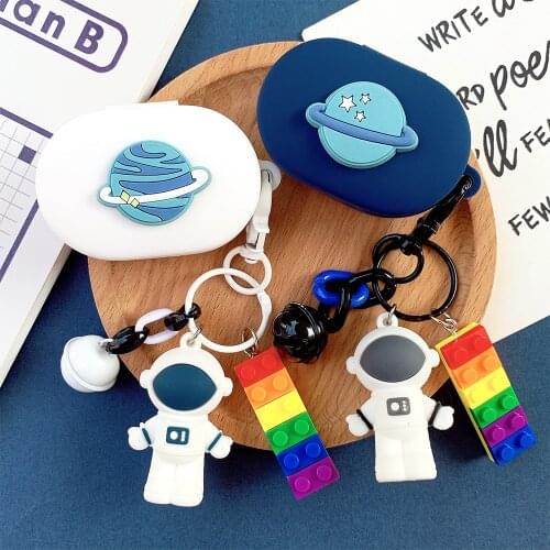 Cute Astronaut Cover for Xiaomi Redmi AirDots 3 Case for Mi Air Dots 3 TWS Wireless Bluetooth Earphone Charging Case Headphone