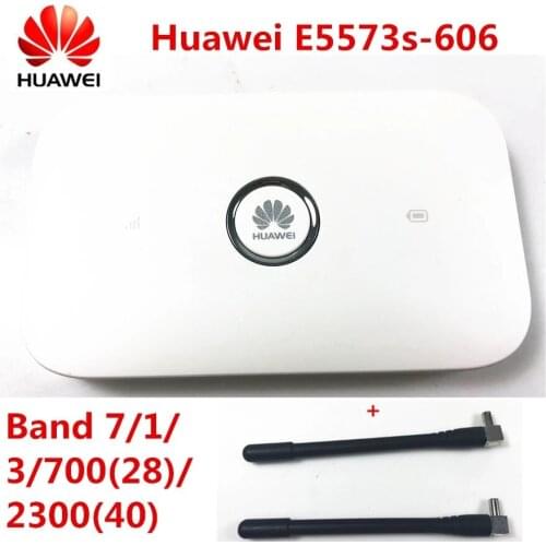 Unlocked Arrival HW E5573 E5573s 606 with Antenna 150Mbps 4G Lte Wifi Router