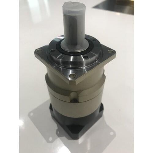 8 arcmin Helical gear planetary reducer gearbox 15:1 to 100:1 for 60mm 200W AC servo motor input shaft 11mm