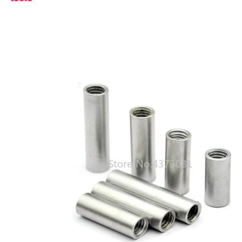 10 pieces Connecting pipe rivet Cheese M4 Thread Diy Knife material Making knife Handle screw Cylindrical Nuts