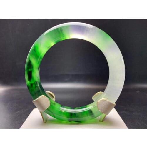 100% Real Myanmar Jade emerald green jade bangles round jade bangle jadeite bracelets jade bangles jade jewelry