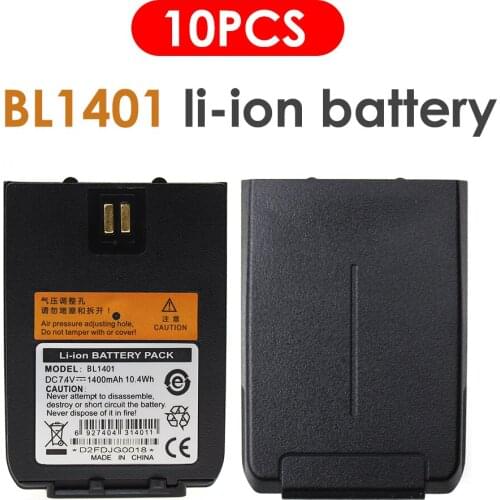 10X BL1401 Replacement Battery for Hytera X1p,X1e,Z1p,X1pi-U1,X1pi-V1,Z1p F3(7.4V,1400mAh)