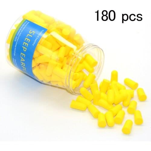 120/180 Pcs Earplugs Sound Insulation Soft Foam For Sleeping Earplug Anti Noise Reduction Sleep Cancelling Protection Ear Plugs