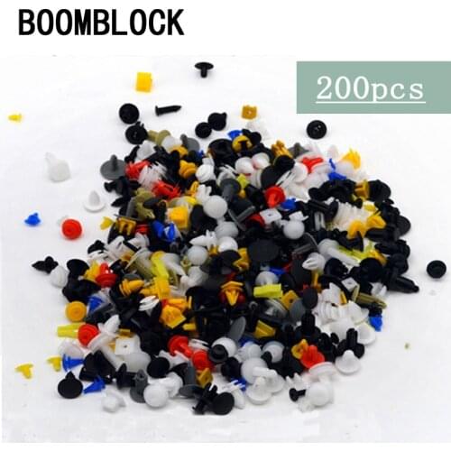 200Pcs Mixed Auto Fastener Car Bumper/Door/Fender Clips Retainer For Nissan Qashqai Opel Astra H Kia Ceed Sorento Skoda Octavia