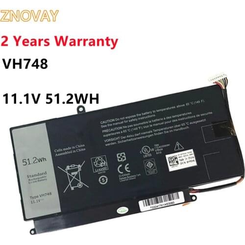 ZNOVAY VH748 Laptop battery For DELL Vostro 5460 5470 5560 14 5480 for Inspiron 14 5439 V5460D-1308 V5460D-1318 5470D-1328