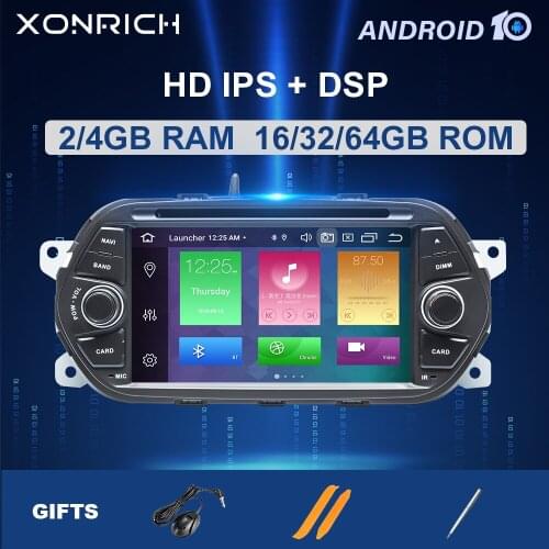 IPS DSP 4GB 64G 1Din Android 10 Car DVD Multimedia player For Fiat Tipo Aegea Egea 2015 2016 2017 Radio GPS Stereo Navihead unit