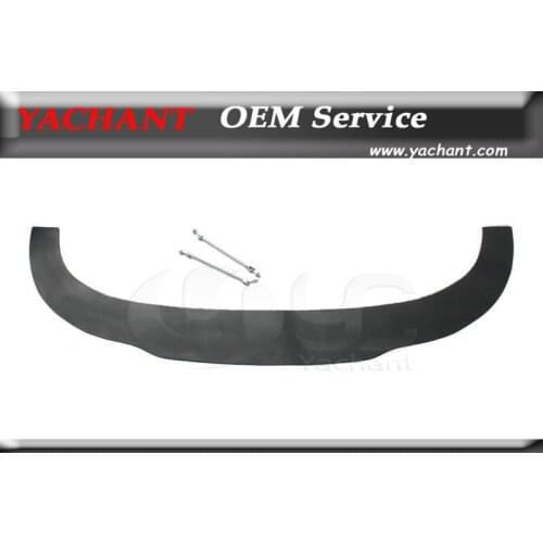 Car Styling Auto Accessories FRP Fiber Glass Universal Front Bumper Lip with Rods Fit For All Brand Car Front Lip Protector