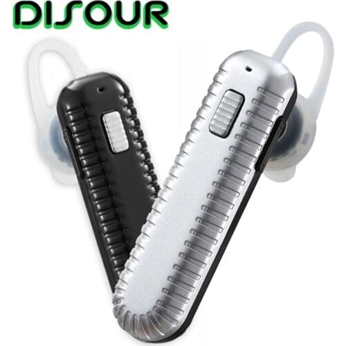 DISOUR Bluetooth Earphone Business Wireless Handsfree with Microphone Mini Portable Sport Noise-Canceling Stereo In-Ear Earbud