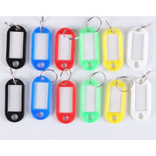 Anti-lost Key Card Number Plate Car Keychain Pendant Write Name Letter Phone Number Card Keyring Key Chain Car Decoration