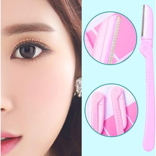 Shaving Knife Scissors Facial Face Eyebrow Hair Removal Razors Shaper Shaver Makeup Portable Trimming Tool Beauty for Women