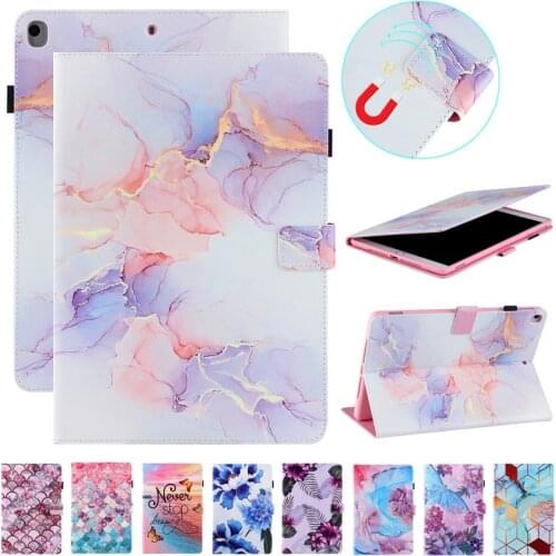 Tablet Case for Samsung Galaxy Tab S7 Case SM-T870 SM-T875 Marble Butterfly Printed Cover Funda for Samsung Galaxy Tab S7 11