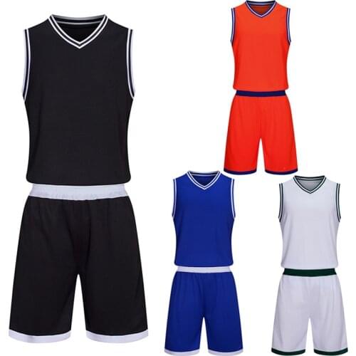 Cheap College Basketball Uniforms For Men Kid Wear DIY Custom , New Male Children Basketball Jersey Suits Top Sport Clothes