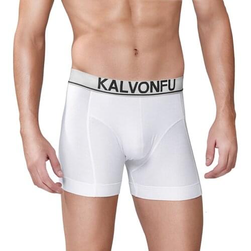 Long Boxer Men Shorts Panties Underwear Men Boxers Plus Size Short Male Elastic Underwear ropa interior hombre Mens Underpants