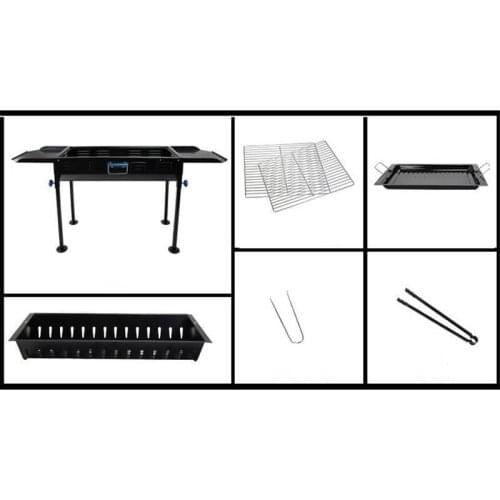 Camping Smoker Grille Griller Rotisserie Mangal Izgara Charbon De Bois Bbq Churrasqueira Grill For Outdoor barbacoa Barbecue