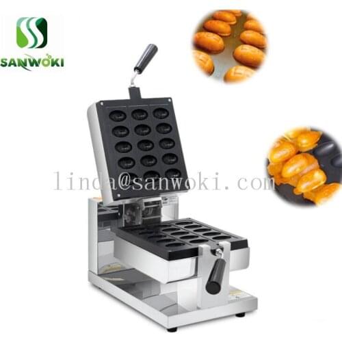 Commercial Egg Shaped Waffle Machine rotating type EGG Waffle Maker Non stick egg shape cake baker machine waffle iron pan