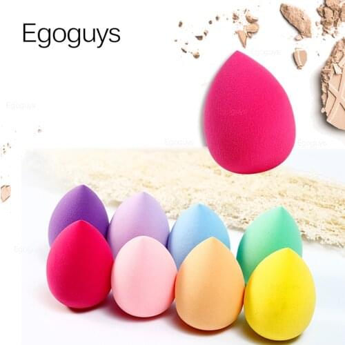 Multicolor Makeup Cosmetic Puff Dry Wet Use Sponge Powder Puff Water Drop Shape Foundation Concealer Cream Beauty Face Care Tool