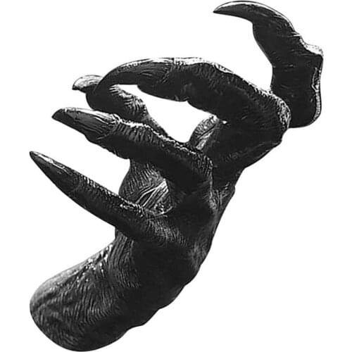Witch Hand Wall Hanging Wall Hanger Decoration Wall Simulation Hands Statue 3D Open Hand Sculpture Resin Decorative Art