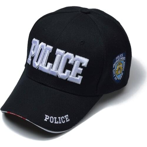 New POLICE Mens Tactical Cap SWAT Baseball Cap for Men Women Snapback Bone Army Cap Letter Embroidery Hats