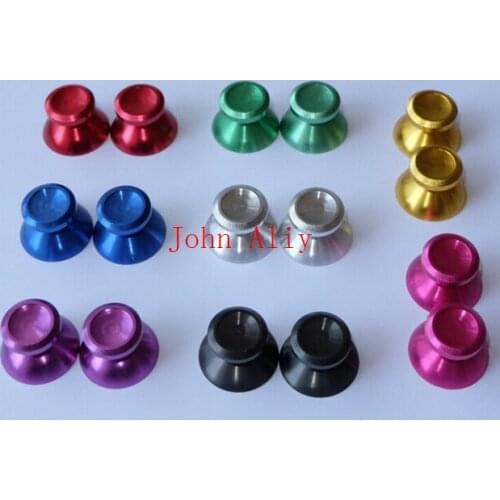 Wholesale For PS4 Controller Dualshock Aluminum Metal Controller Thumb Sticks Metal Joystick Cap Replacement