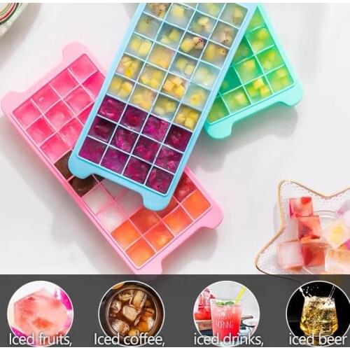Ice tray quick freezer ice block mold ice box silica gel web celebrity frozen belt cover homemade household refrigerator