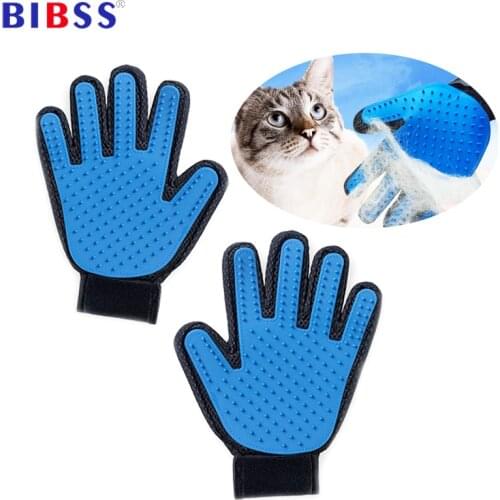 Pet Cat Grooming Deshedding Brush Glove for animals Dog Gentle Efficient Back Massage Fur Washing Bathing Brush Comb