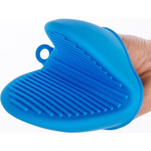 Silicone Baking Oven Mitts Anti-scalding Microwave Oven Glove Non Stick Anti-slip Grips Bowl Pot Clips Kitchen Gadgets