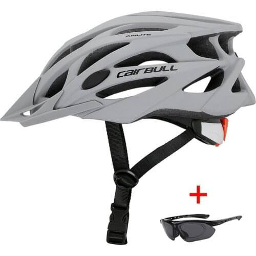 Sports Ultralight Racing Cycling Helmet with Sunglasses Outdoor XC DH MTB Bicycle Helmet In-mold Mountain Road Bike Helmet