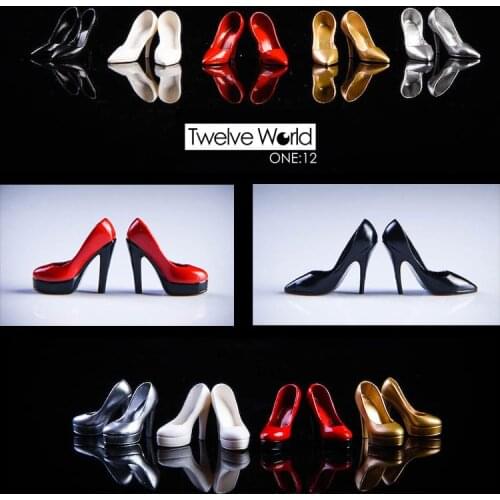 TWTOYS TW09 / TW10 1/12th Scale High heels For 1/6th Action Figure