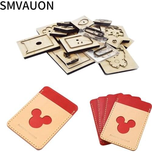 SMVAUON Wood Die Cutting Diy Scrapbooking Die Cutting Card Handmade Mickey Mould 2021 New Cartoon Stencil