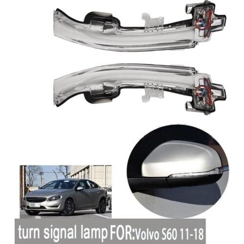 Amber & Blue LED Sequential Dynamic Side Mirror Blinker for Volvo S60 CC S60 II S80 II V40 CC 40 II V60 V60 CC V70