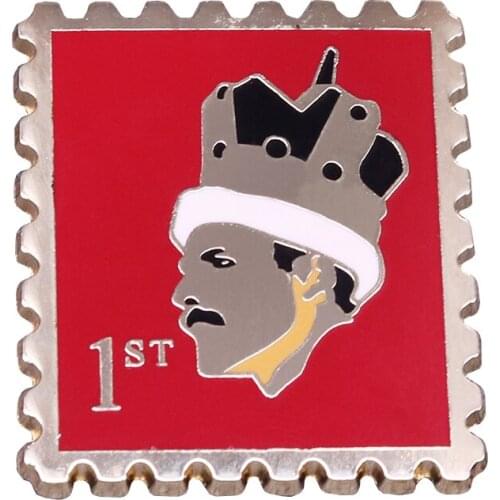 Freddie Mercury stamp enamel pin long live the queen Badge Music brooch fans gifts