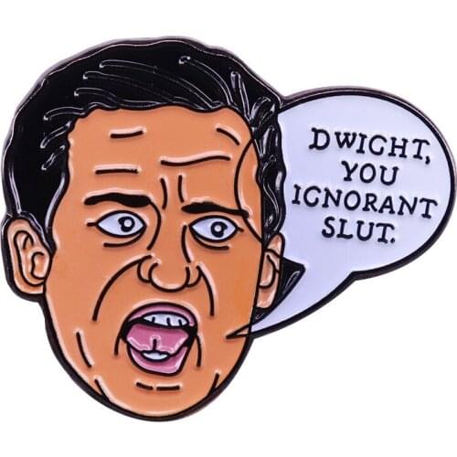 Michael Words Inspired Enamel Badge