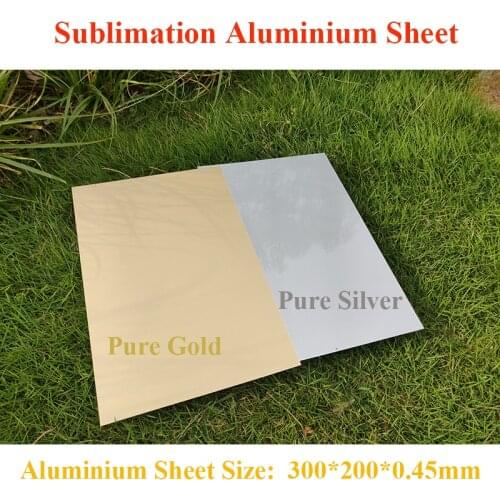 0.45mm A4 Blank Sublimation Coating Pure Aluminium sheet Heat Press Transfer DIY image personalized photo picture frame gifts