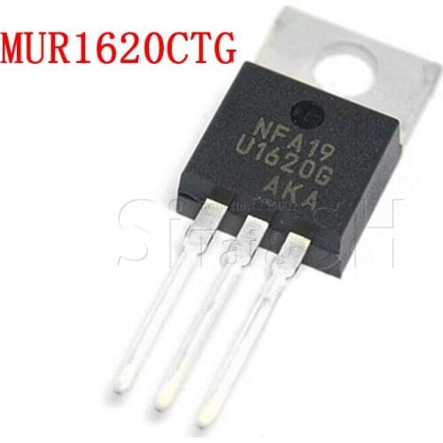 10PCS MUR1620CTG TO220 MUR1620CT TO-220 MUR1620 1620CTG new and original IC
