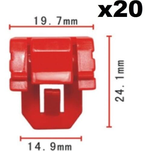 20x For Honda external moulding fixed buckle / Nylon Retainer Clip