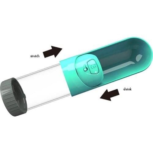 300ml Outdoor Dog Water Bottle, Portable Pet Water Dispenser Drinking Feeding Cup Leakproof and Lightweight Pet Water Bottle