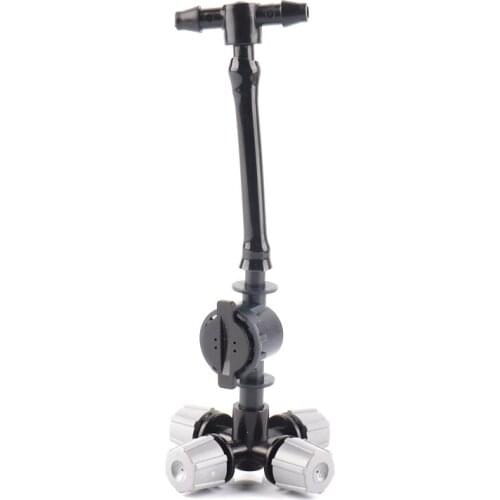 5-50sets Irrigation System 6mm Grey Across Atomized sprinkler Kit with Anti-Drip Tee Connector Foggy Sprinkler Garden Irrigation