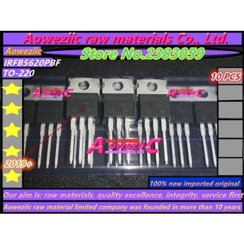 Aoweziic 2019+ 100% new imported original IRFB5620 IRFB5620PBF TO-220 MOS tube field effect transistor 25A 200V